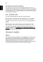 Preview for 104 page of Acer 4315 2004 - Aspire (French) Manuel D'Utilisation