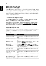 Preview for 100 page of Acer 9300 5005 - Aspire (French) Manuel D'Utilisation