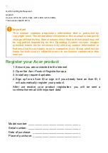 Preview for 2 page of Acer A514-52KG User Manual