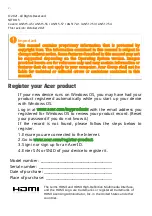 Preview for 2 page of Acer AN515-45-R6DA User Manual