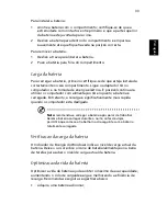 Preview for 43 page of Acer Aspire 1350 (Portuguese) Manual Do Utilizador