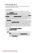 Preview for 5 page of Acer Aspire 1825PT Series Quick Manual