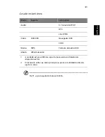 Preview for 71 page of Acer Aspire 2000 Manual Do Utilizador