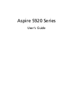 Acer Aspire 5920 Series User Manual preview