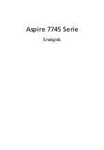 Preview for 77 page of Acer Aspire 7745 Series Quick Manual