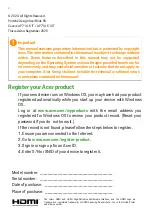 Preview for 2 page of Acer BOOK RS User Manual