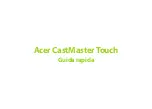 Preview for 46 page of Acer CastMaster Touch Quick Start Manual