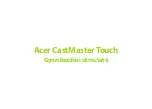 Preview for 106 page of Acer CastMaster Touch Quick Start Manual