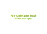 Preview for 121 page of Acer CastMaster Touch Quick Start Manual