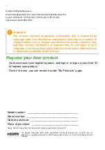 Preview for 2 page of Acer Chromebook Spin 514 User Manual