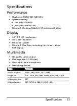 Preview for 75 page of Acer DMP300EU User Manual