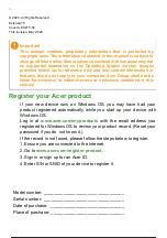 Preview for 3 page of Acer Extensa 15 EX215 User Manual