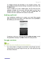 Preview for 35 page of Acer Liquid E600 User Manual