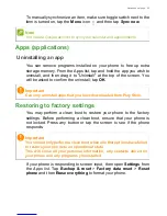 Preview for 49 page of Acer Liquid Zest User Manual