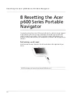 Preview for 56 page of Acer p600 Series User Manual