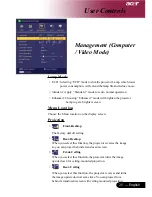 Preview for 25 page of Acer PD-115 User Manual