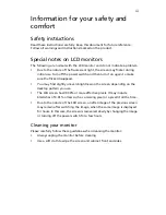 Preview for 3 page of Acer S242HL User Manual