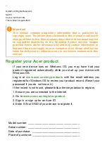 Preview for 2 page of Acer SF314-510G User Manual