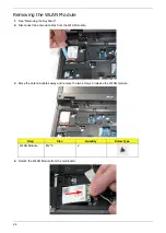 Preview for 25 page of Acer TravelMate 6493 Series Disassembly Instruction