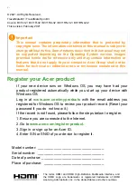 Preview for 2 page of Acer TravelMate B3 User Manual