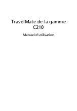 Preview for 1 page of Acer TravelMate C210 Series (French) Manuel D'Utilisation