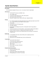 Preview for 9 page of Acer TravelMate C300 Series Service Manual