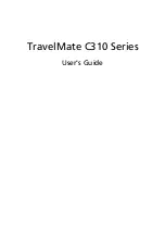 Preview for 1 page of Acer TravelMate C310 Series User Manual