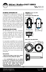 aci BACnet Series Installation & Operation Instructions preview