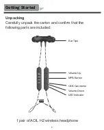 Preview for 5 page of ACIL H2 Owner'S Manual