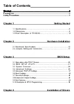 Preview for 4 page of Acnodes PCH3582 User Manual