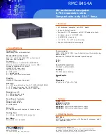 Preview for 1 page of Acnodes RMC 8414A Specifications