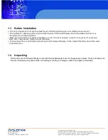 Preview for 5 page of Acnodes RP 1170 User Manual