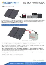 Preview for 3 page of ACOPOWER HY-PLK-100WPX20A Manual