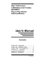 Preview for 1 page of Acorp 56000BPS User Manual