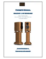 Acoustic Preference GRACIOSO 1.0 ST (STANDARD) Owner'S Manual preview