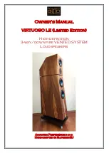 Acoustic Preference VIRTUOSO LE Owner'S Manual preview