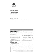 Preview for 1 page of Acoustic Research AWSBT8 Installation And Operation Manual