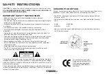 Preview for 2 page of ACOUSTIC SOLUTIONS SP 121 Manual