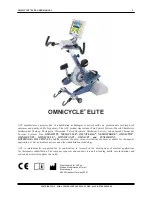 Preview for 3 page of ACP OMNICYCLE ELITE User Manual