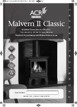 ACR STOVES MAL2CL Manual preview