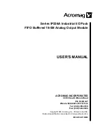 Acromag IP236A Series User Manual preview