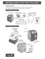 Preview for 4 page of Acroprint ATT310 User Manual