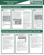 Preview for 2 page of Acroprint TimeStation PC Network Quick Start Manual