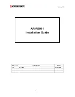 Acrosser Technology AR-R8601 Installation Manual preview