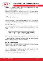 Preview for 16 page of ACS ACR30 Reference Manual