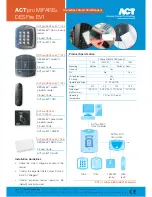 Preview for 2 page of ACT ACTPRO MIFARE DESFIRE EV1 Brochure