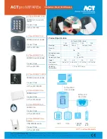 Preview for 2 page of ACT PRO MIFARE Datasheet