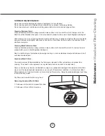 Preview for 18 page of ACT ZEPHYR Anzio Island ZAZ-E42CS Use, Care And Installation Manual