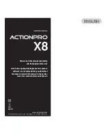 Preview for 11 page of ActionPro X8 User Manual