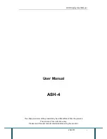 ActiSafety ASH-4 User Manual preview